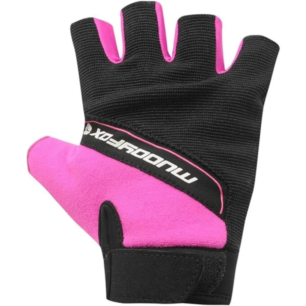 Muddyfox Half Finger Cycling Gloves Women's Small Pink/Black
